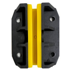 ZAPATA RIEL AMARILLO/NEGRO 16MM