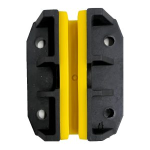 ZAPATA RIEL AMARILLO/NEGRO 10MM